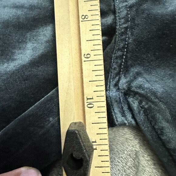 Paige Jeans Womens 28 Blue Hoxton Ankle Peg Button‎ Velvet Skinny Leg Pants - Picture 11 of 12